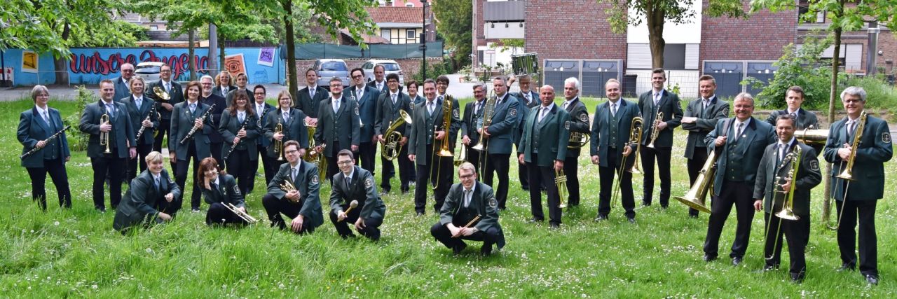 Gruppenfoto Musikkapelle Kleinenbroich