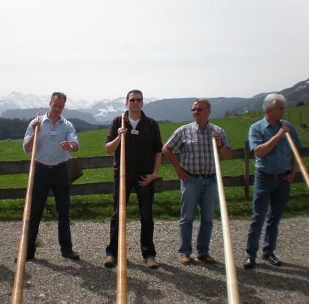 Alphornausbildung im April 2013 im Allgäu, Bild 1