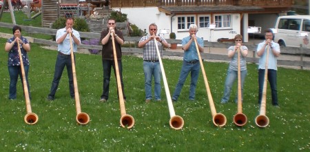 Alphornausbildung im April 2013 im Allgäu, Bild 2